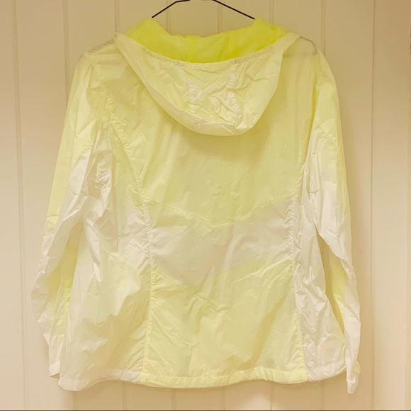 Eddie Bauer neon rain jacket - Picture 3 of 4